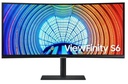 Samsung S6 ViewFinity 34" Ultra-Wide WQHD Monitor – 100Hz, VA Panel, USB-C, HDR10 & Ergonomic Stand – Professional Display for Productivity & Multitasking(LS34C654VAMXUE)
