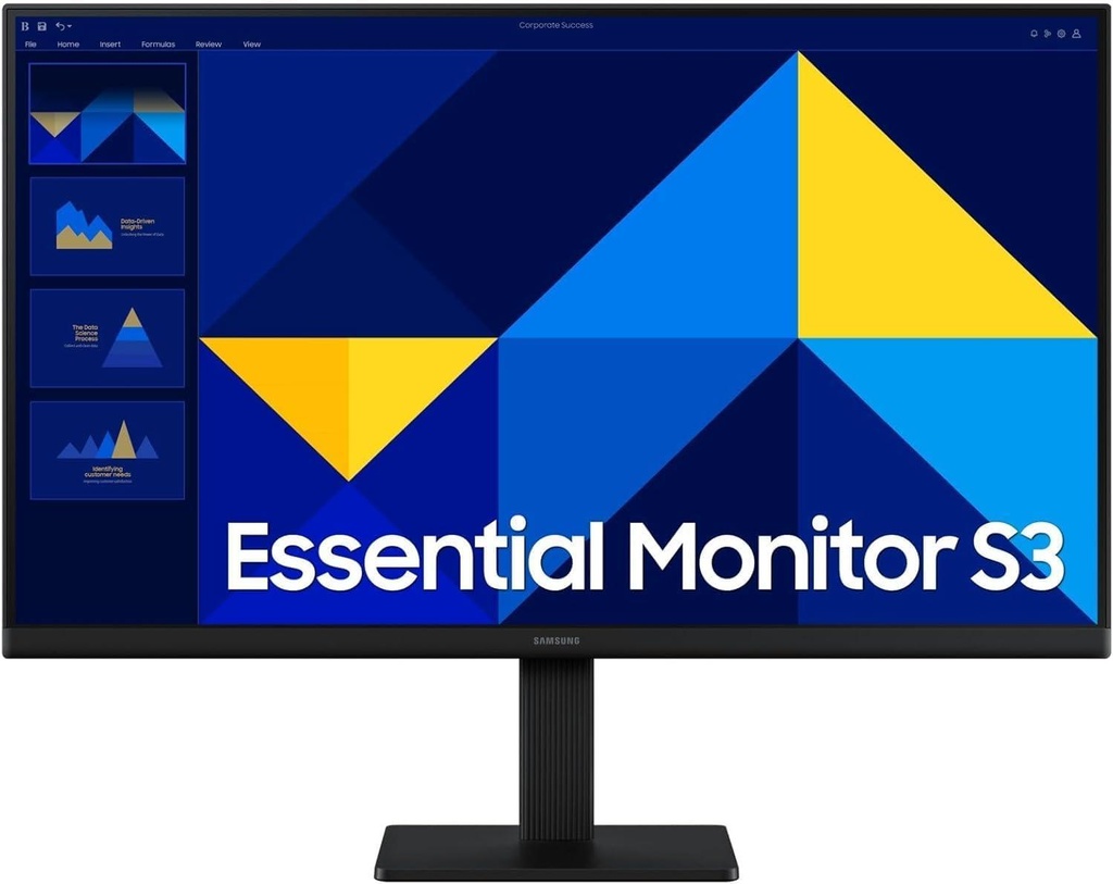 Samsung S3 22-inch Essential FHD Monitor (LS22D300GAMXUE)– Full HD Display, Slim Design & Smooth Performance