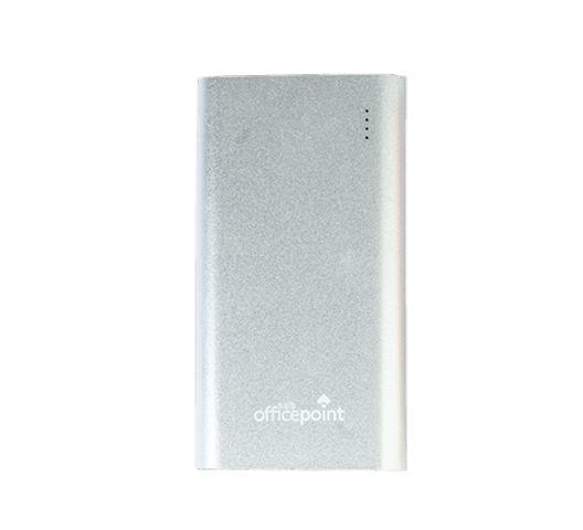 Officepoint 5000mAh  Silver Power Bank