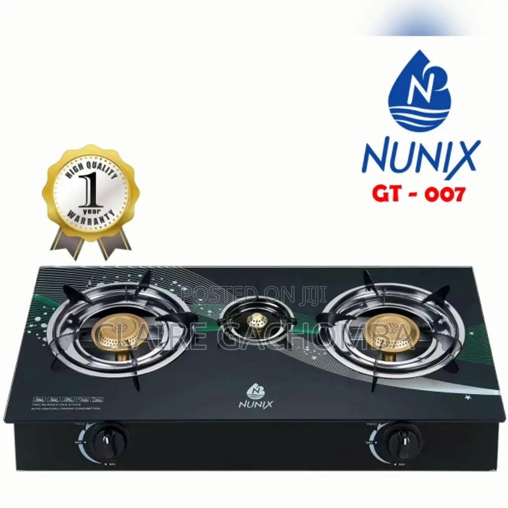 Nunix GT-007  3-Burner Table top Gas Cooker