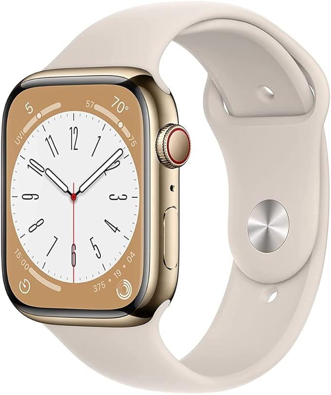 Apple MNKQ3B/A Watch Series 8 [GPS + Cellular 45 mm] Smart Watch