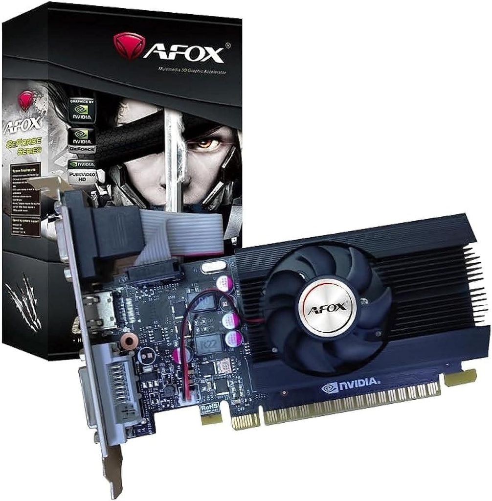 Afox NVIDIA GeForce GT710  4GB GDDR3 Graphics Card  (GT710-4096D3L7-V1)