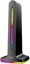 Porodo Gaming RGB Dynamic Sound Lighting Headphone Stand with Cable Storage 300mAh