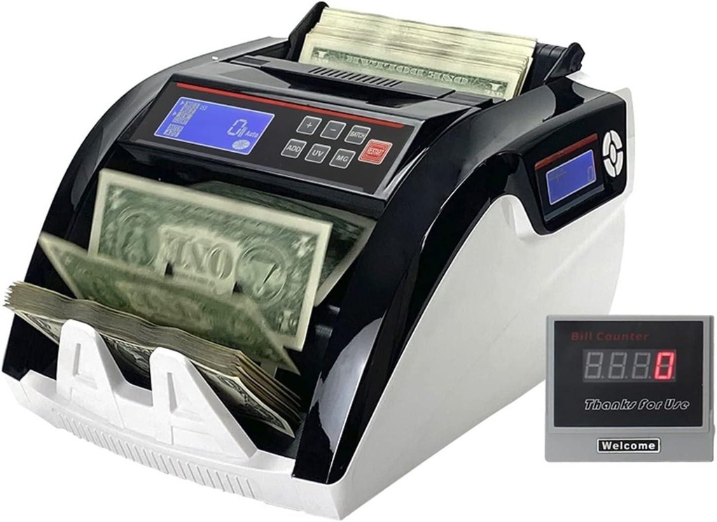 Money Counter Machine 5800D Bill Counter  with fake money detector