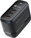 Lightwave 65W Desktop Charger, 3 USB Type-C Ports with PD, 2M Cable, Fast Charging (LW-CH-L-65W)