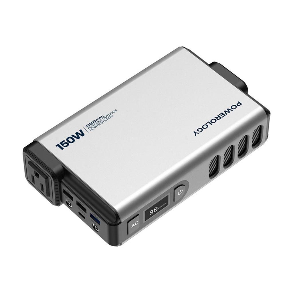 Powerology 32000mAh 150W Mini Power Station with AC Output