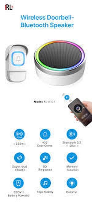 RL-BT01 bluetooth speaker door bell With Phone Remote control