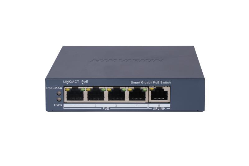 Hikvision DS-3E1505P-EI/M 4-port Gigabit Smart POE Switch