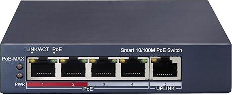 Hikvision DS-3E1105P-EI/M 4-Port Fast Ethernet Smart POE Switch