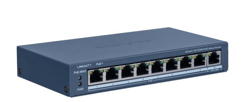 Hikvision DS-3E1309P-EI/M 8-Port Fast Ethernet Smart POE Switch