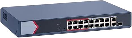 Hikvision DS-3E1318P-EI/M 16-Port Fast Ethernet Smart POE Switch