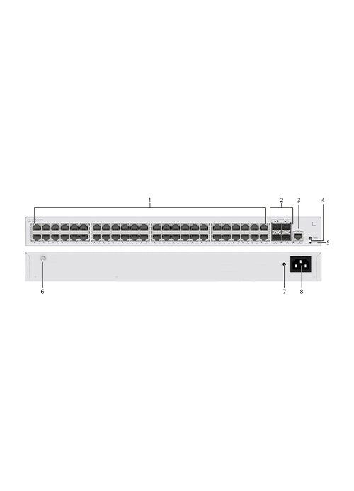 Huawei S310-48P4X 48-port Gigabit 380W PoE+ Switch 98012385 S310 – A high-performance networking solution that provides reliable power and fast connectivity for business networks, offices, and enterprise systems