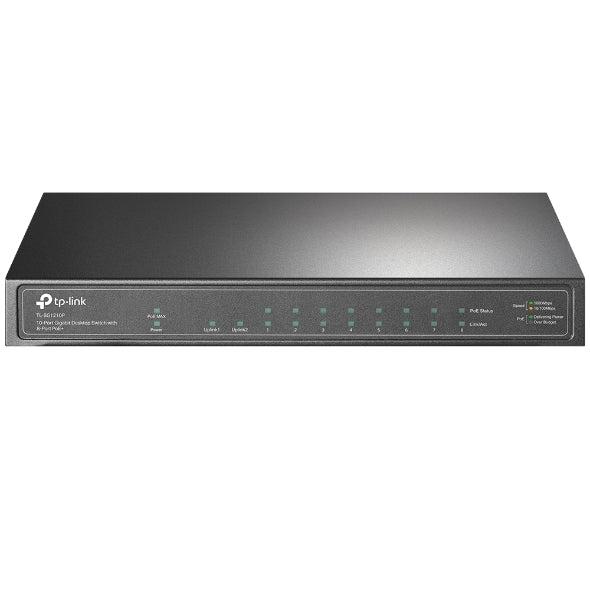 Tp-link TL-SG1210P 10-Port Gigabit Desktop Switch with 8-Port PoE+