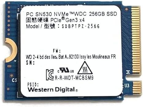 Western Digital 256GB SSD NVME Hard Disk