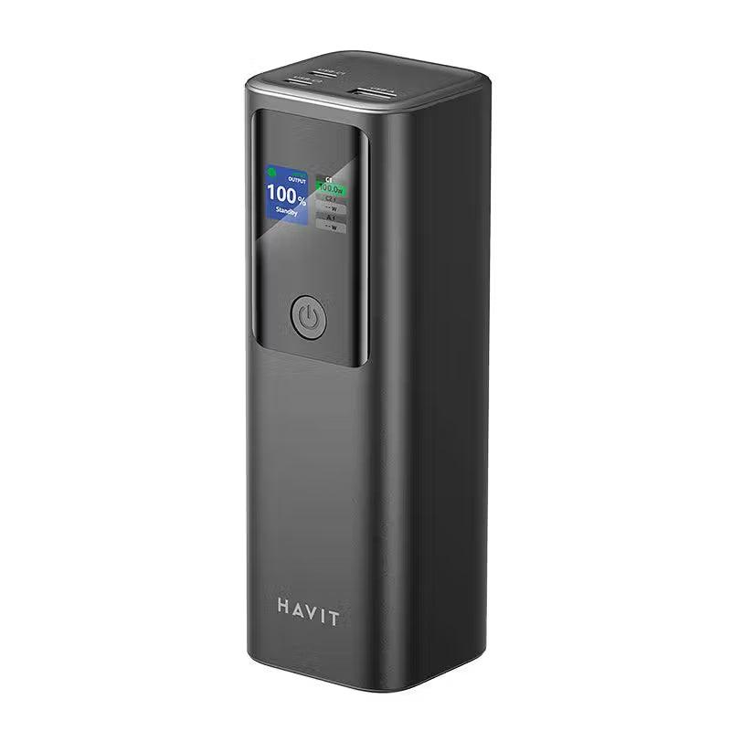 Havit PB50 27000mAh Smart Display Power Bank | Fast Charging Portable Charger for Phones, Tablets & Devices