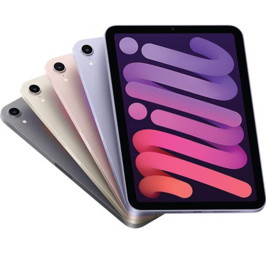 [MK893B/A-PM-STM] Apple iPad Mini 6 64GB Wi-Fi + Cellular MK893B/A - Compact tablet with cellular connectivity for fast, portable use, reading, and everyday tasks