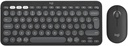 Logitech Pebble 2 Bluetooth Keyboard and Mouse Combo 920-012239 – Silent, Slim, Wireless for Home & Office Use