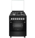 MIKA MST58U31E3BLEM Standing Cooker 58x58cm – Multi-Function Gas & Electric Cooker with 3 Gas Burners, 1 Hot Plate, and 3-Function Electric Oven