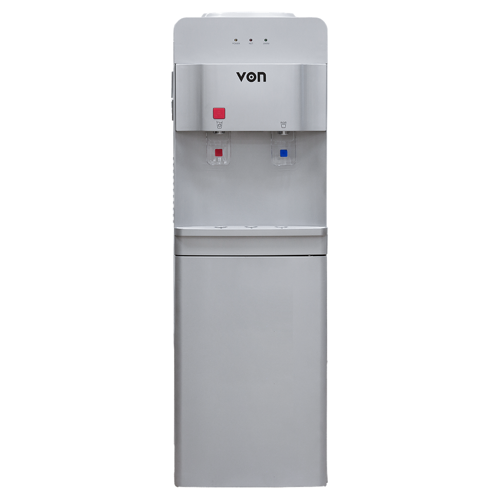Von VADL2211S Hot, Normal & Cold Water Dispenser – Silver, Energy Efficient & Durable
