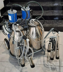 Double Cylinder Milking Machine – Heavy-Duty Cow Milker for Commercial Dairy Farming