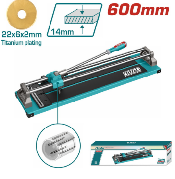 TOTAL THT576002 Tile Cutter – 600mm Manual Tile Cutter for Ceramic & Porcelain Tiles