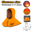 INGCO HGV0301 Cowhide Leather Welding Cap – Heat & Flame Resistant Head Protection for Welders