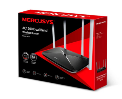 MERCUSYS AC12 AC1200 Dual Band Wireless Router – Fast WiFi Internet Router for Home & Office