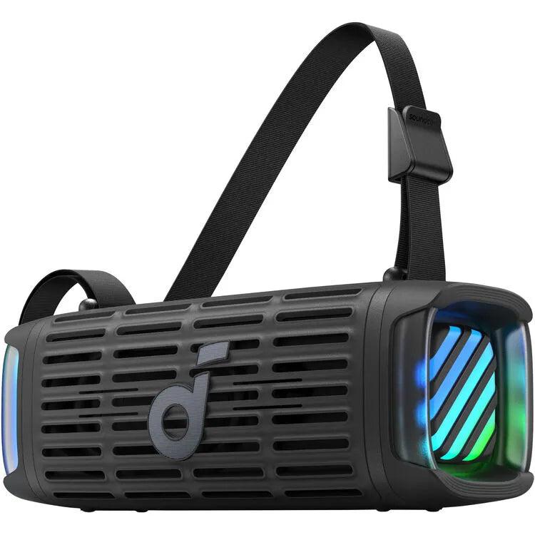 [D5100010-PM-STL] Anker Soundcore Boom 3i Portable Rugged Speaker D5100010  - Durable outdoor speaker with powerful sound and rugged water-resistant design