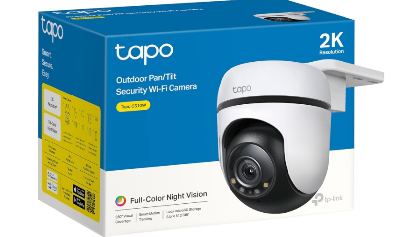 TP-Link Tapo C510W Outdoor Pan/Tilt Wi-Fi Security Camera – 3MP CCTV with Motion Tracking & Night Vision