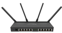 MikroTik RB4011iGS+5HacQ2HnD-IN Dual-Band Wi-Fi 5 Router – 10x Gigabit Ports, 2.4/5GHz, Powerful Home & Business Router