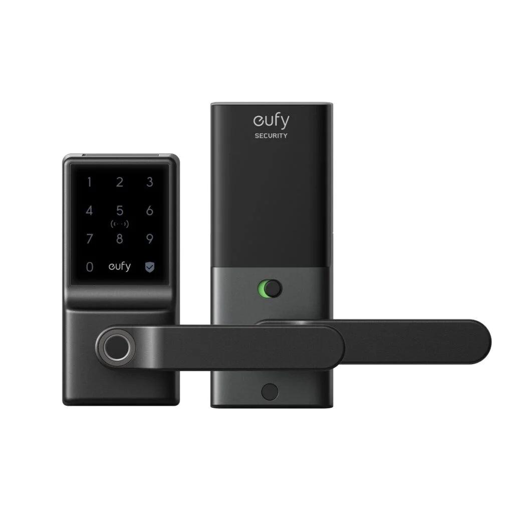 Eufy C33 Smart Lever Lock T85L0111 – Smart keyless door lock with secure fingerprint access, app control and enhanced home security