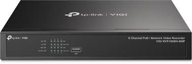 TP-Link VIGI NVR1008H 8-Channel Network Video Recorder | H.265 | 24/7 Surveillance & Recording | Remote Access | IP Camera Suppor