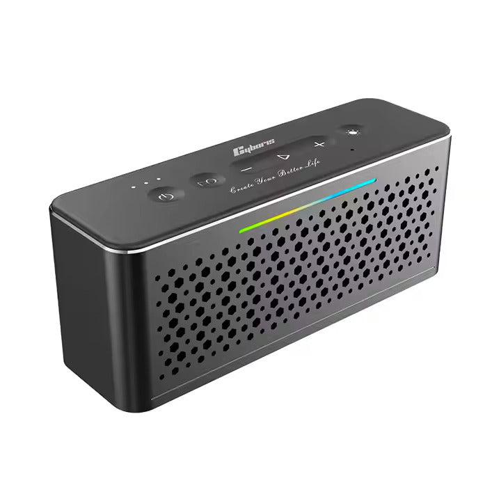 Cyboris T3 Pro 2025 New Release Metal Housing Case 60W Wireless Portable Speaker with RGB Led Light Deep Bass