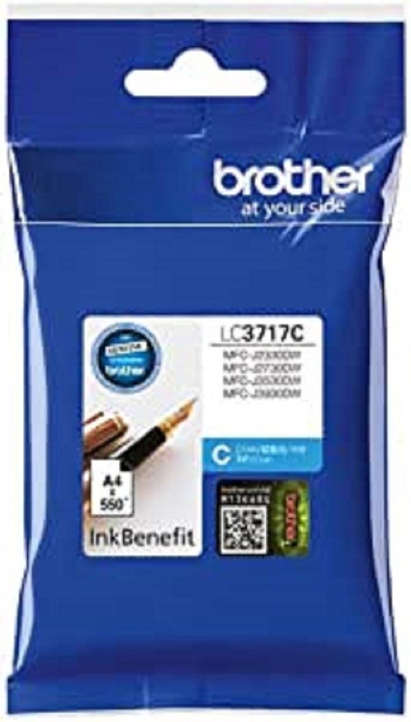 Brother LC3717C Cyan Ink Cartridge