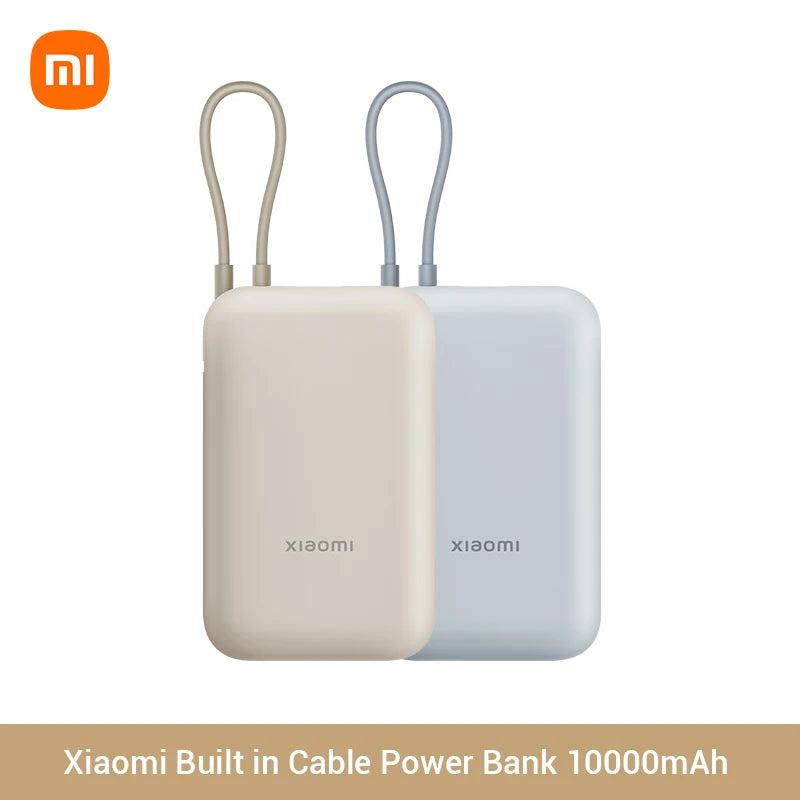 [P15ZM-ES-STM] Xiaomi P15ZM 10000mAh Power Bank (Integrated Cable) – Compact and reliable power backup with built-in cable for fast and convenient device charging anytime