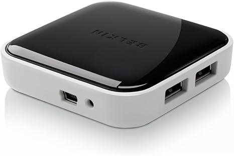 Belkin F4U021BT USB HUB, USB-A PLUG, 2.0, USB Ports 4, USB-A Socket