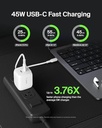 Belkin WCH011myWH Boost Charger pro Dual USB-C Gan Wall Charger with PPS 45W