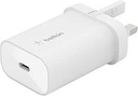 Belkin WCA004MYWH 25W wall charger,USB charger plug with USB-C Power
