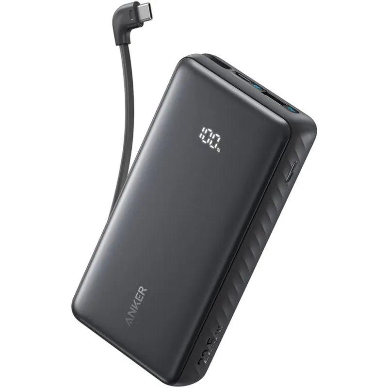 [A110EH11-PM-STM] Anker Zolo A110EH11 20,000mAh 22.5W Power Bank - High-capacity fast-charging portable backup with Built-in USB-C Cable for smartphones, tablets and USB-C devices