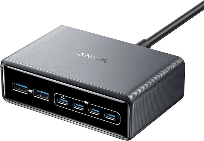 Anker Prime 200W GaN Charger – 6-Port Fast USB-C Wall Charger