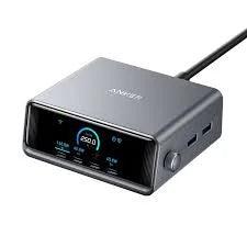 Anker Prime A2345241 250W 6-Port GaN Desktop Charger - Ultra-fast multi-device charging station for laptops, tablets and smartphones