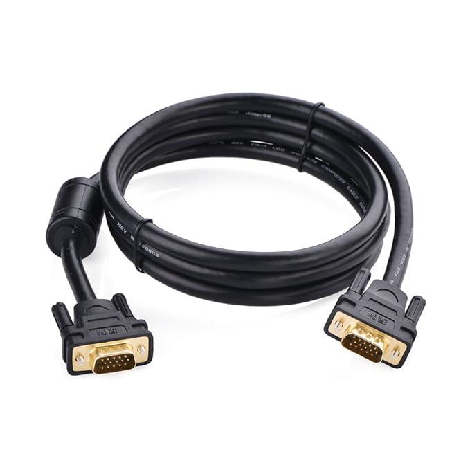 UGREEN VG101 2m VGA Male to Male Cable UG-11646 – High-Speed Video Connection for PC, Monitor & Projector