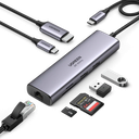 UGREEN CM512 7-in-1 4K HDMI USB C Hub- 2*USB3.0/HDMI/RJ45/SD&TF/100W PD