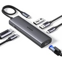 UGREEN CM512 6-in-1 USB-C Multifunction Adapter UG-45000 – Fast Data Transfer, HDMI, PD Charging & SD/TF Card Reader for Laptops and MacBooks