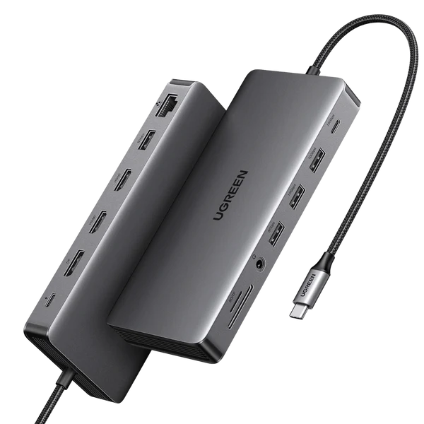 UGREEN CM681 13-in-1 USB-C Multifunction Adapter UG-15978 – Fast Data, HDMI, Ethernet & SD Card Hub