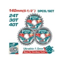 Total TAC236165 Ultra-thin TCT Saw Blade Set Size: 165mm(6-1/2")