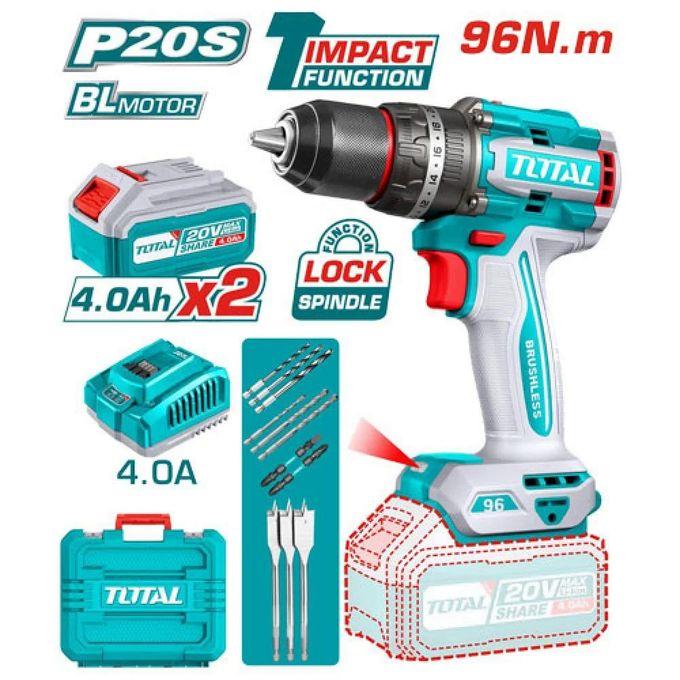 Total TIDLI20968 Brushless cordless impact drill