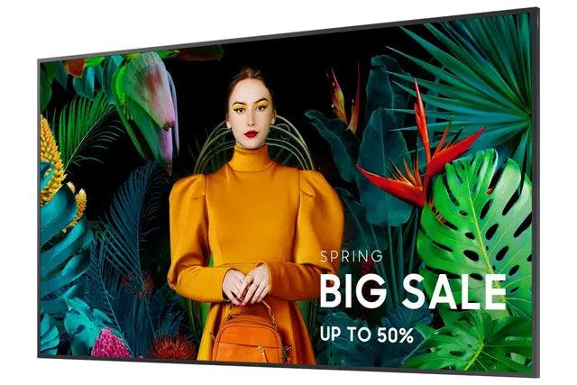 Samsung LH65QMCEBGCXUE 65 Inches Crystal UHD Signage QMC – Provides sharp 4K display and vivid color performance for professional digital signage in retail, business, and commercial environments