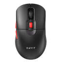 Havit MS59WB Dual Mode 2.4GHz+BT5.1 2400DPI Wireless Ergonomic Computer Mouse with USB Receiver