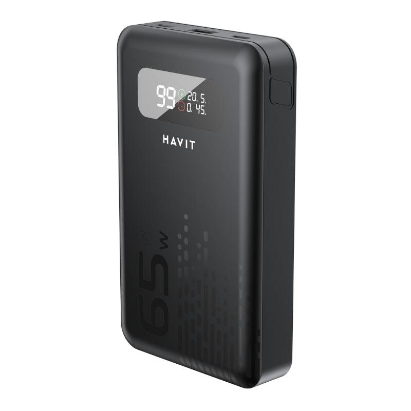 Havit PB5212 Power bank 20000mA 100W Fast Charging with 2 cable